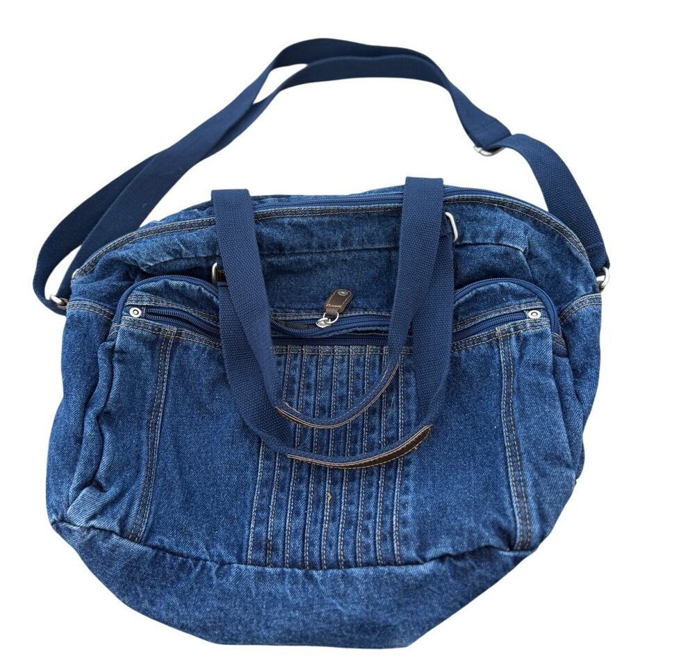 Y2K Retro Denim Hobo Bag